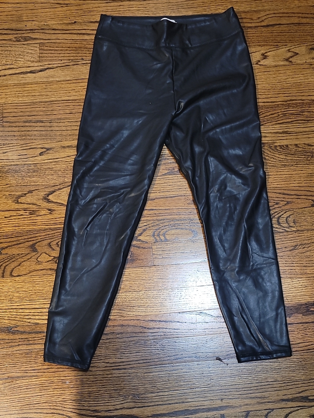 Abercrombie & Fitch Black Faux Leather Pants